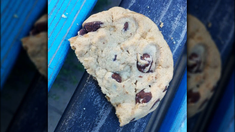 broken kroger chocolate chip cookie