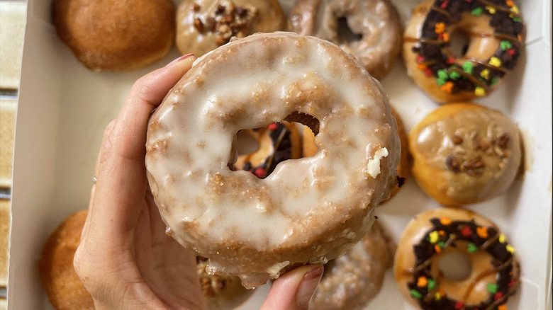 Krispy Kreme's Autumn's pumpkin spice donut