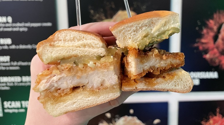 Two new chicken sandwich flavors from Wingstop