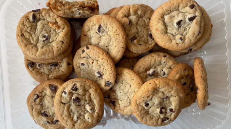 Mini chocolate chip cookies