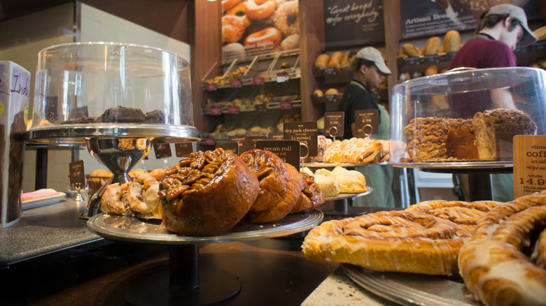 Panera baked goods display