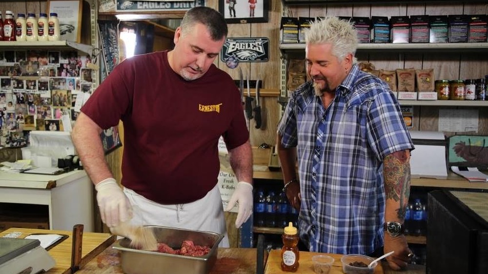 Chef makes food for Guy Fieri on Diners, Drive-Ins and Dives