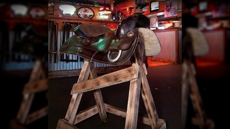 Texas Roadhouse birthday saddle