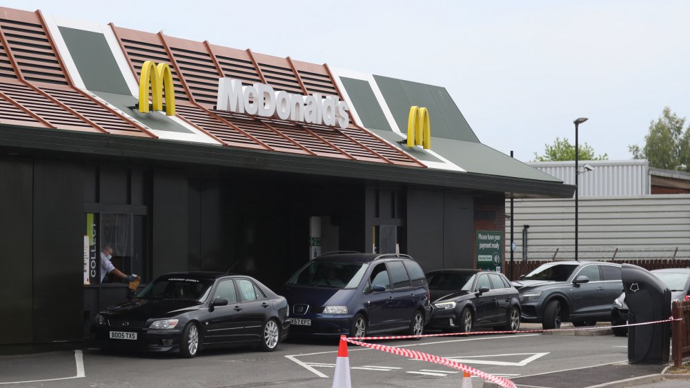 mcdonalds customers can't walk through drive-thru