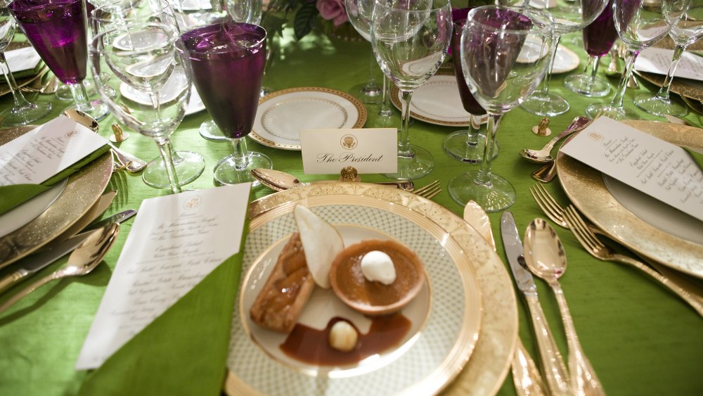 White House chefs serve state dinner food