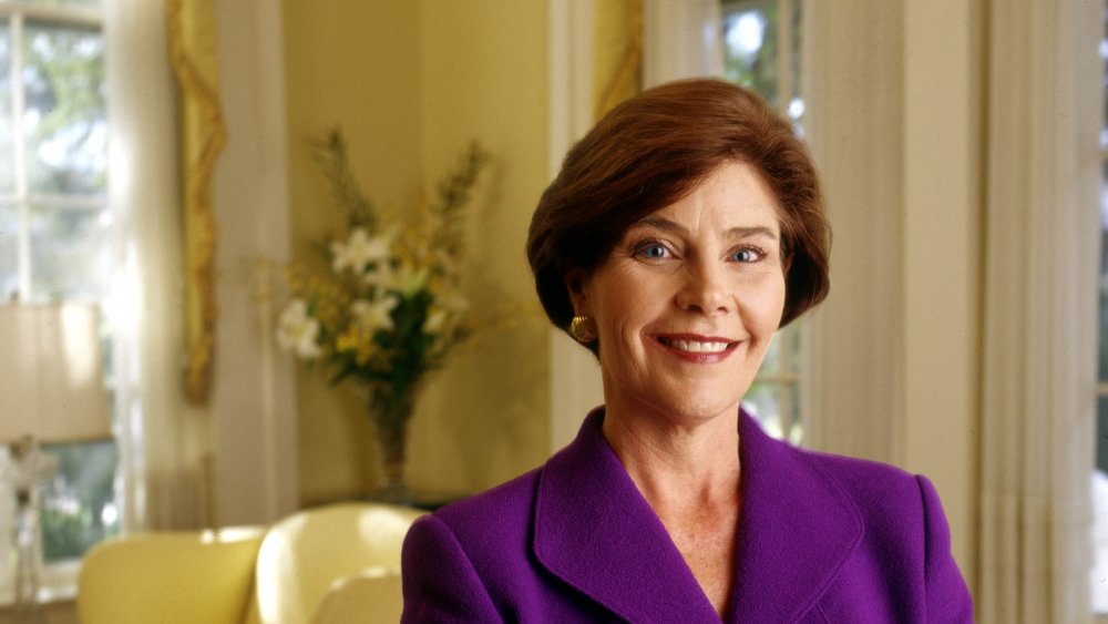 Laura Bush in charge of White House chefs