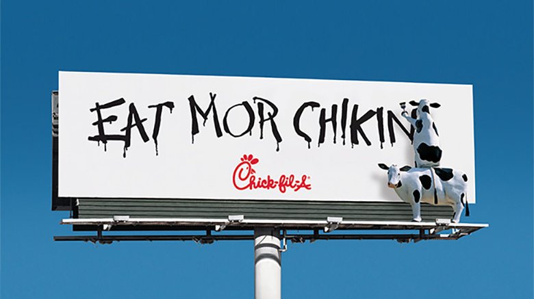 chick-fil-a billboard