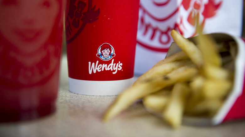 wendy's french fries and drink