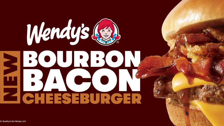 Wendy's new bourbon bacon cheeseburger