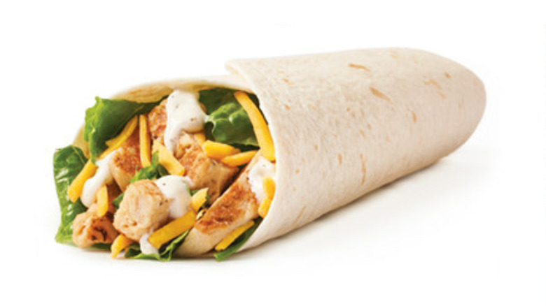 Wendy's grilled chicken wrap