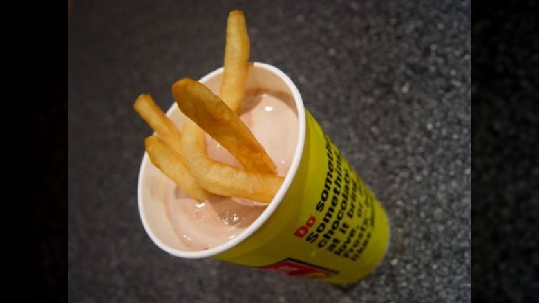 Wendy's fries and Frosty