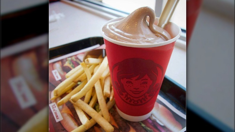 Wendy's fries and Frosty