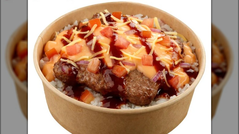 A Chipotle BBQ Beef Rice Bowl