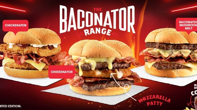 Wendy's Baconator burgers