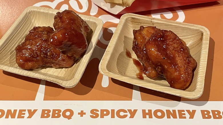 Honey BBQ and Spicy Honey BBQ Saucy Nuggs