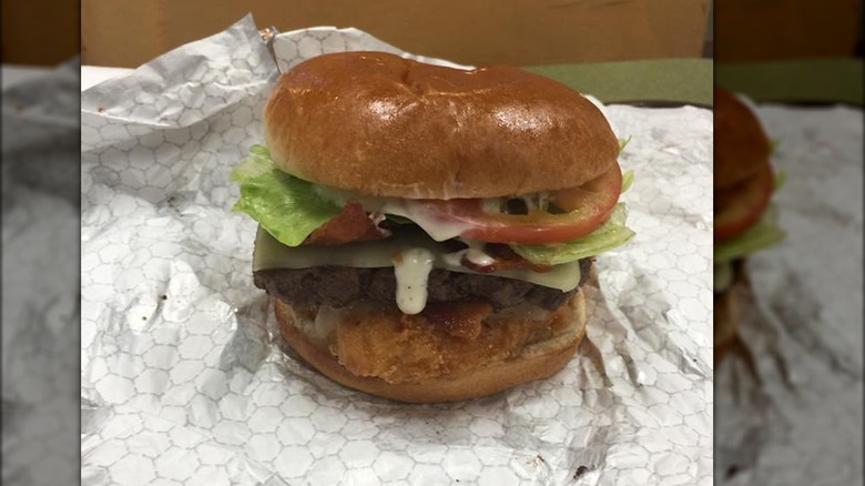 A Barnyard Burger from Wendy's