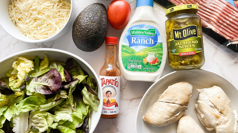 ingredients for Wendy's copycat salad