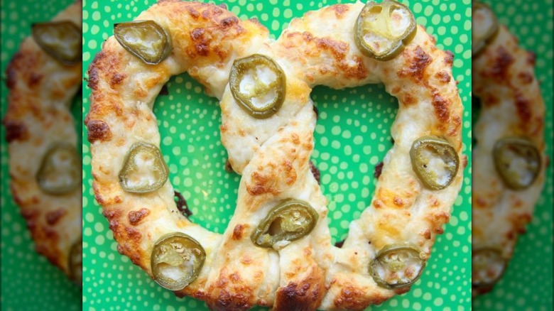 jalapeño cheese pretzel