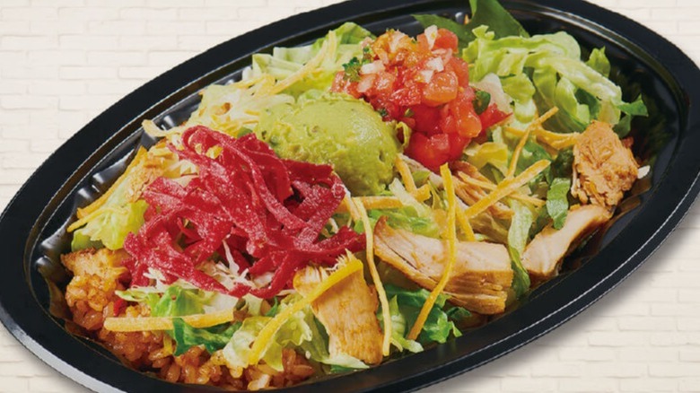 Taco Bell Japan chicken burrito bowl