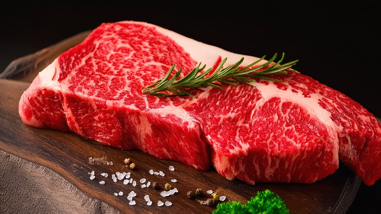 cut of wagyu beef