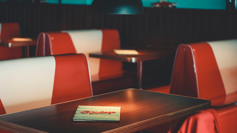 70s restaurant interior