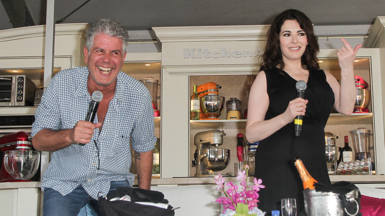 Anthony Bourdain and Nigella Lawson