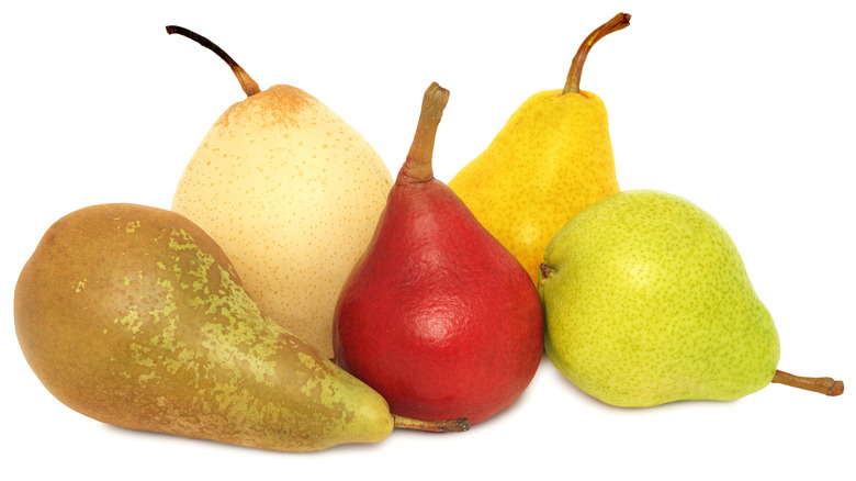 various types of pears