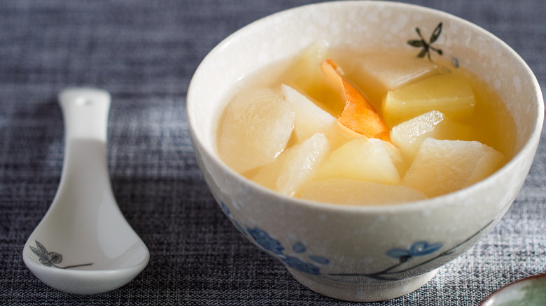 Asian pear soup