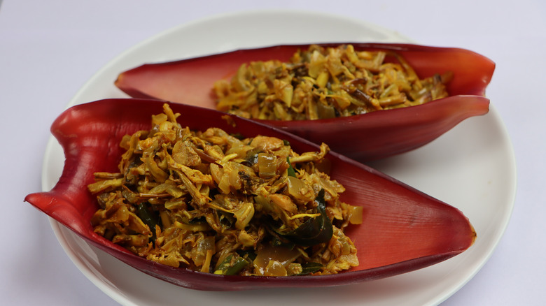 Banana flower curry