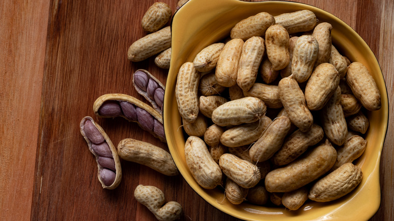 Peanuts in a bowl