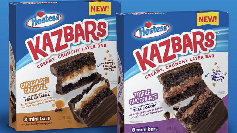 boxes of new Kazbar flavors