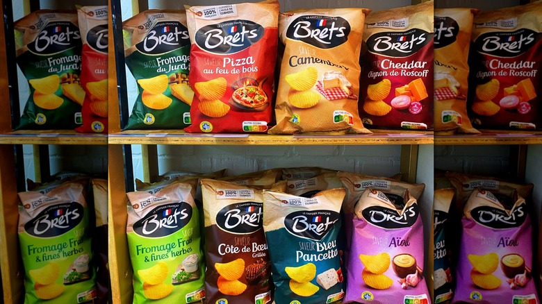 French potato chip bags