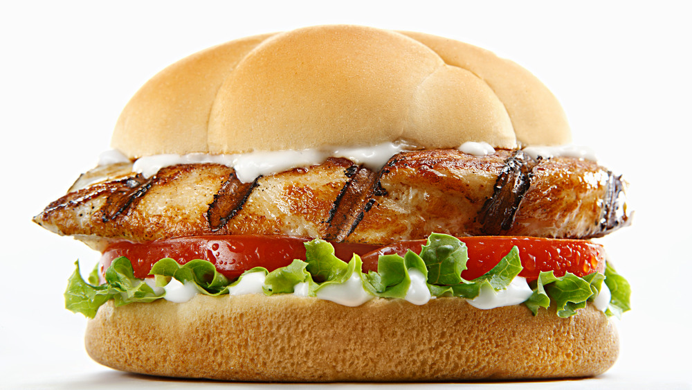 Burger King's grilled chicken sandwich 