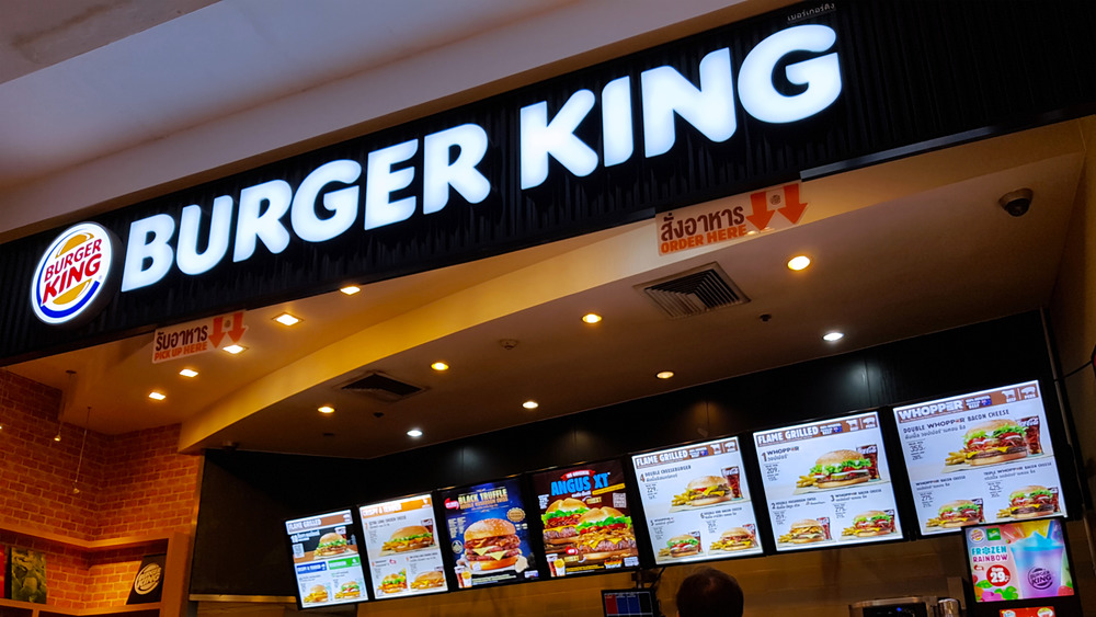 Burger King's menu