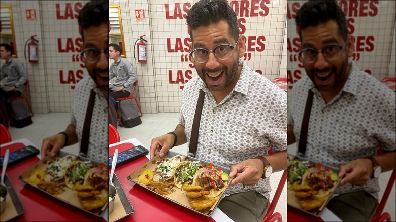 Mario Tolentino excited for tacos