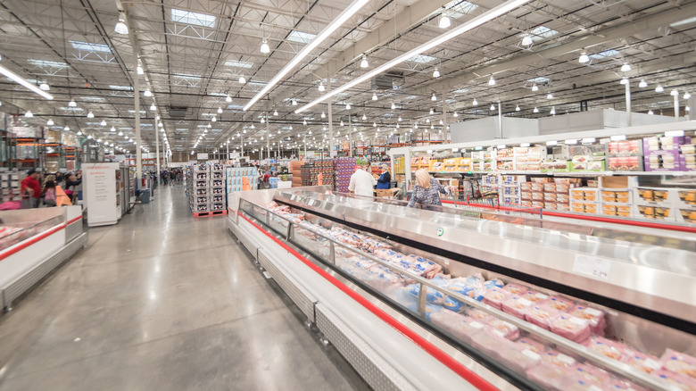 Perishable food section at Costco