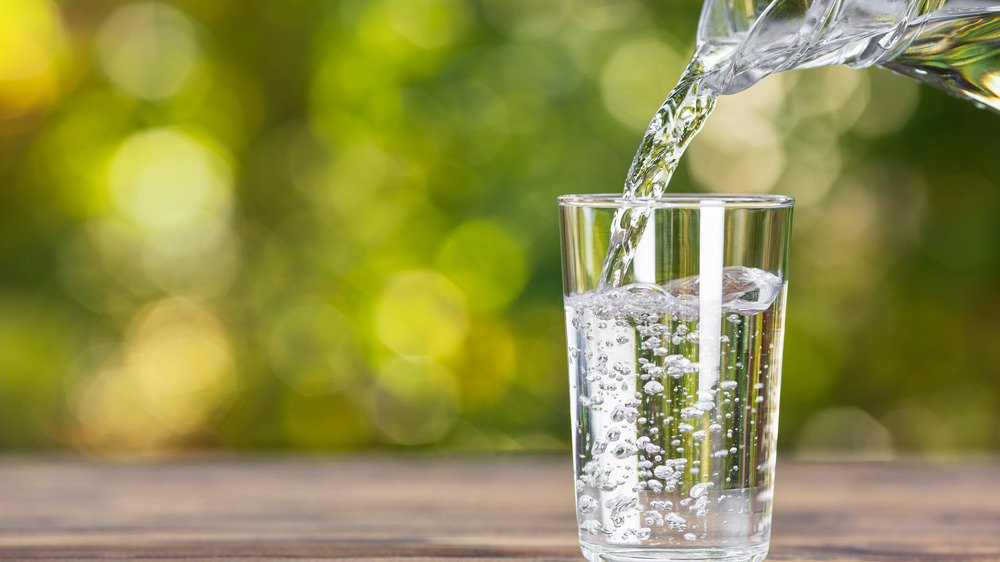 Pouring water