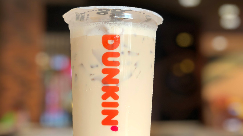 Dunkin' iced beverage