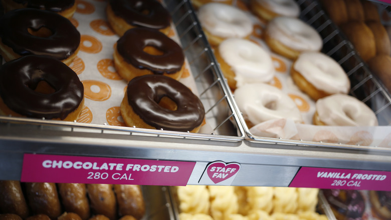 Dunkin' Donuts display 