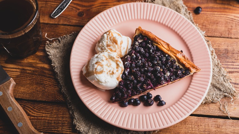 Juneberry galette