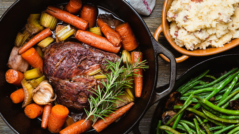 Braised pot roast