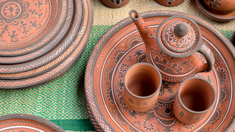 crockery from ancient India