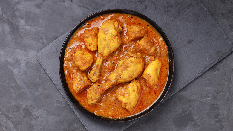 bowl of chicken curry