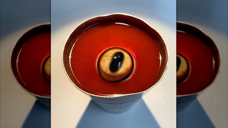 Eye in soup