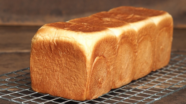 Loaf of Japanese milk bread