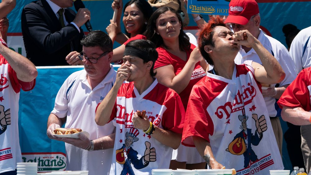 nathan's famous eating challenge