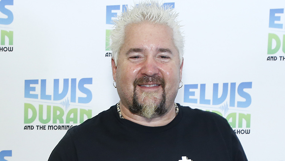 Guy Fieri with his trademark hair