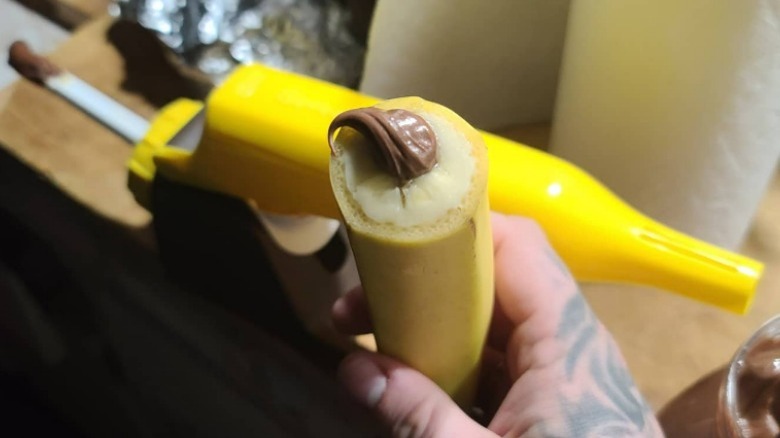 Banana Loca filled banana