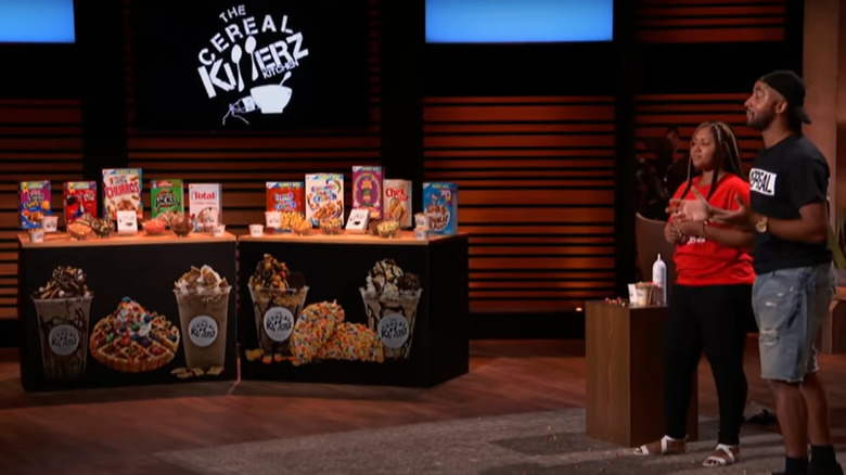 christopher and jessica burns of the cereal killerz kitchen on shark tank