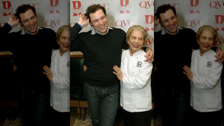 Rocco DiSpirito and his mother, Nicolina